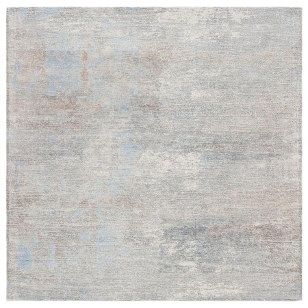 Safavieh 6 x 6 ft. Restoration Vintage Square Handmade Wool Rug Grey & Blue RVT113F-6SQ